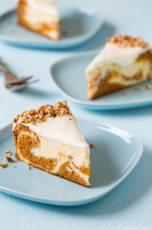 Carrot Cake Cheesecake | Cooking Classy
