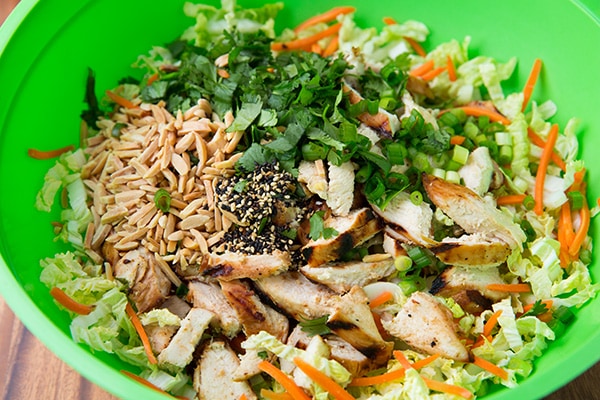 Grilled Ginger-Sesame Chicken Chopped Salad | Cooking Classy