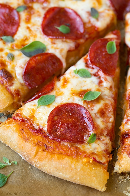 Pepperoni Pizza (pizza dough and pizza sauce recipes included) | Cooking Classy