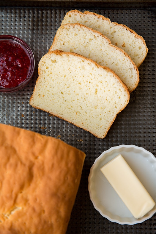 Homemade Gluten Free Bread slices