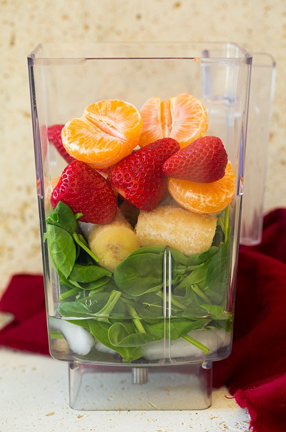 Strawberry Spinach Green Smoothie | Cooking Classy
