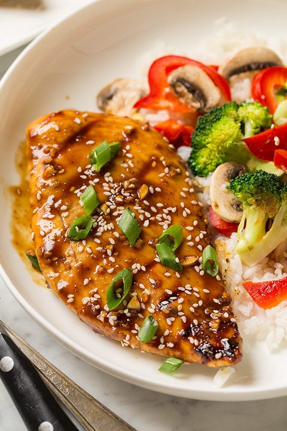 Hoisin Glazed Grilled Chicken | Cooking Classy