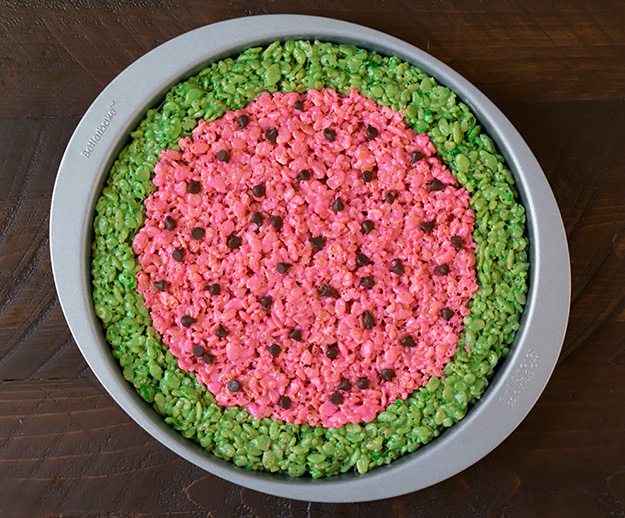 Watermelon Rice Krispies Treats | Cooking Classy