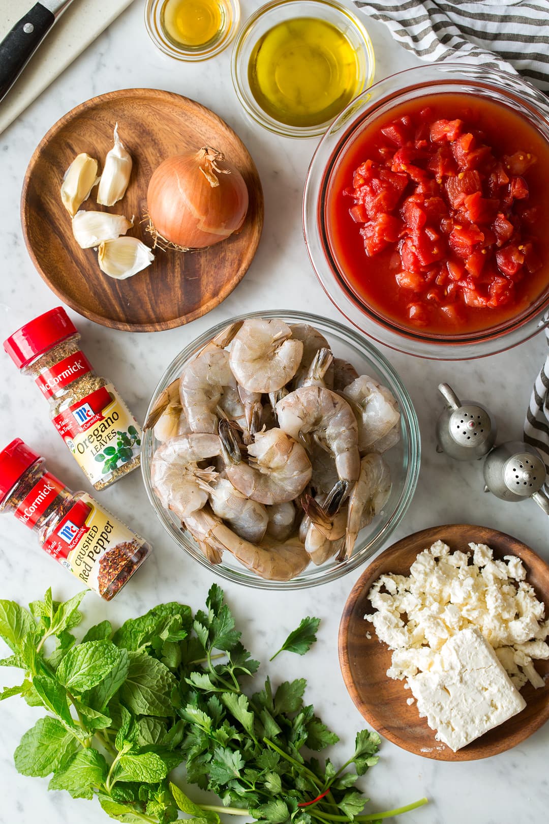 Greek Shrimp with Tomatoes and Feta