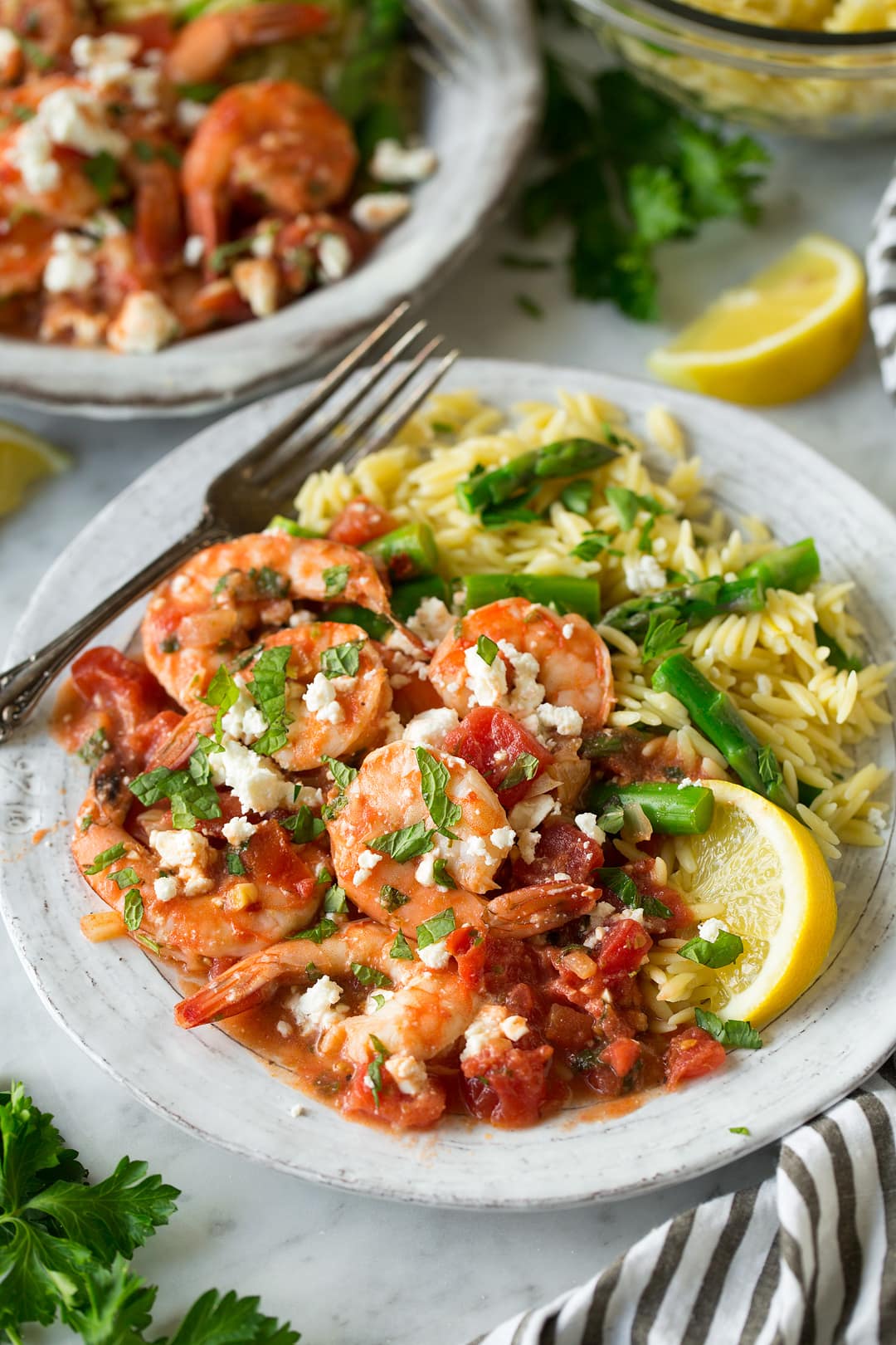 Greek Shrimp with Tomatoes and Feta