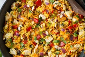 One Pan Moroccan Chicken and Couscous