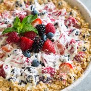 Berry Cheesecake Fruit Salad
