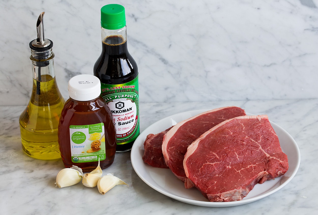 Honey Garlic Steak Bites Ingredients