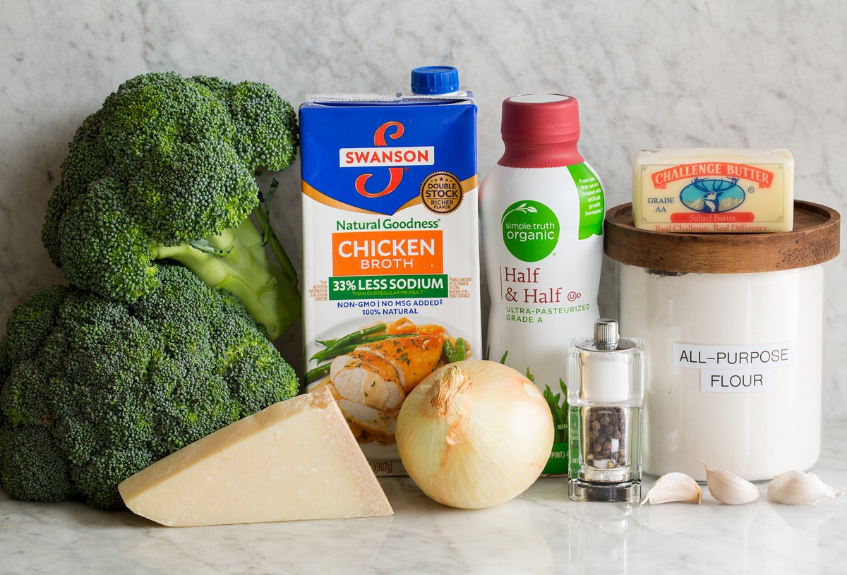 Cream of Broccoli Soup Ingredients