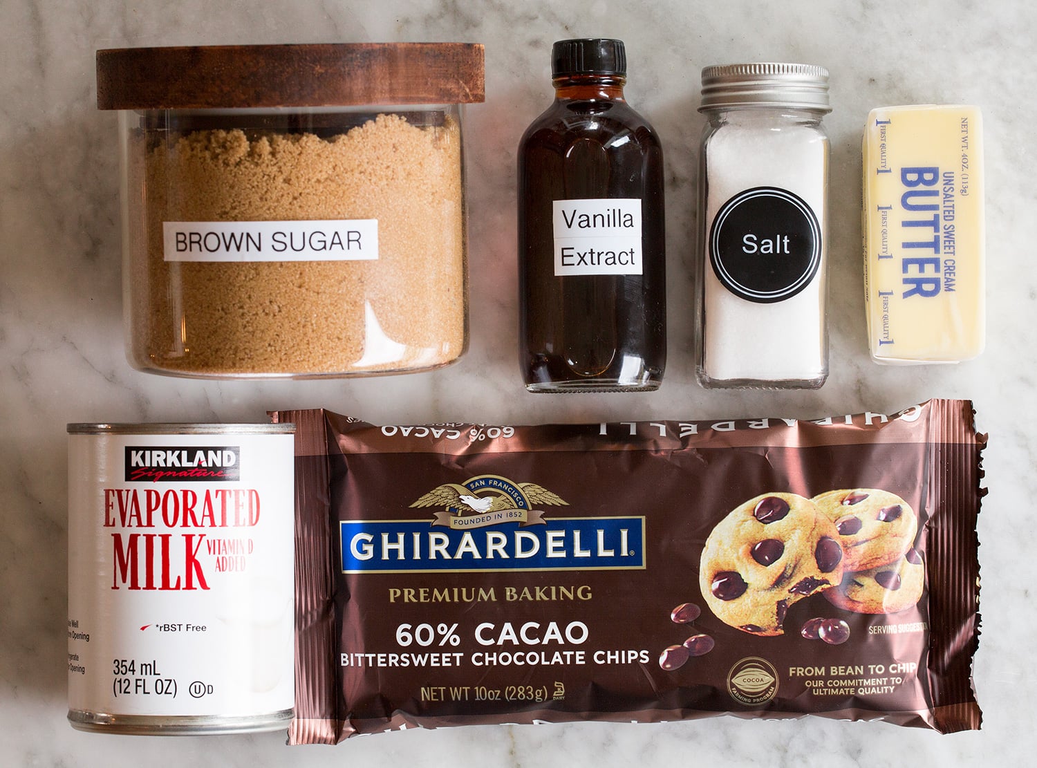 Hot fudge sauce ingredients