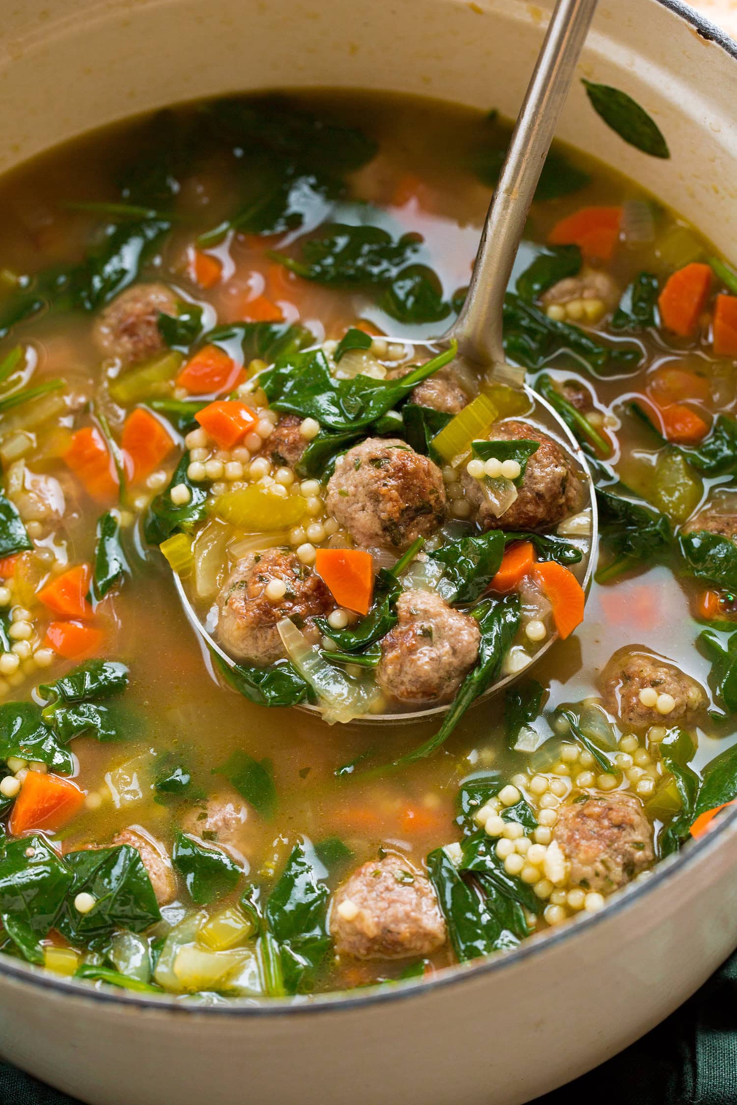Italian wedding meatball soup.